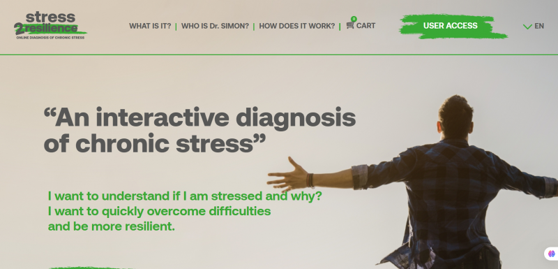 Stress2Resilience --An interactive diagnosis of chronic stress